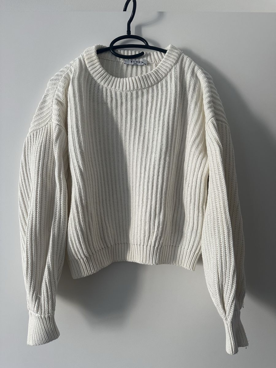 Na-kd Pullover & Sweatshirts: Pull blanc taille M – Neu (gemäss Beschreibung) aus Lausanne von sou_w9bl