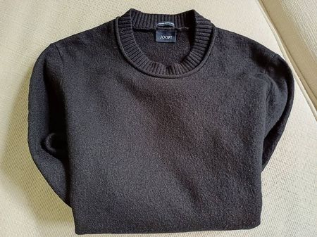 NEUwertig: JOOP! Herren Merino-Pulli, Gr. M schwarz