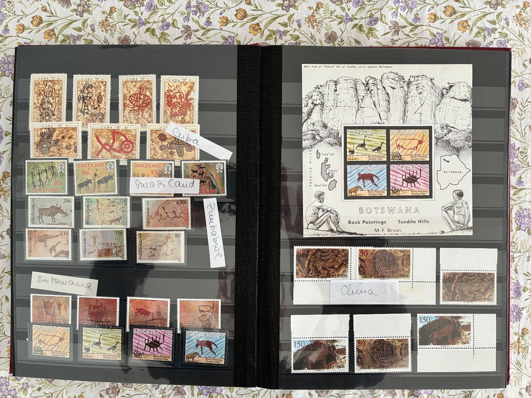 Alle Briefmarken: Thema: Felszeichnungen – Neu (gemäss Beschreibung) aus Burgdorf von Accipiter_nisus 6