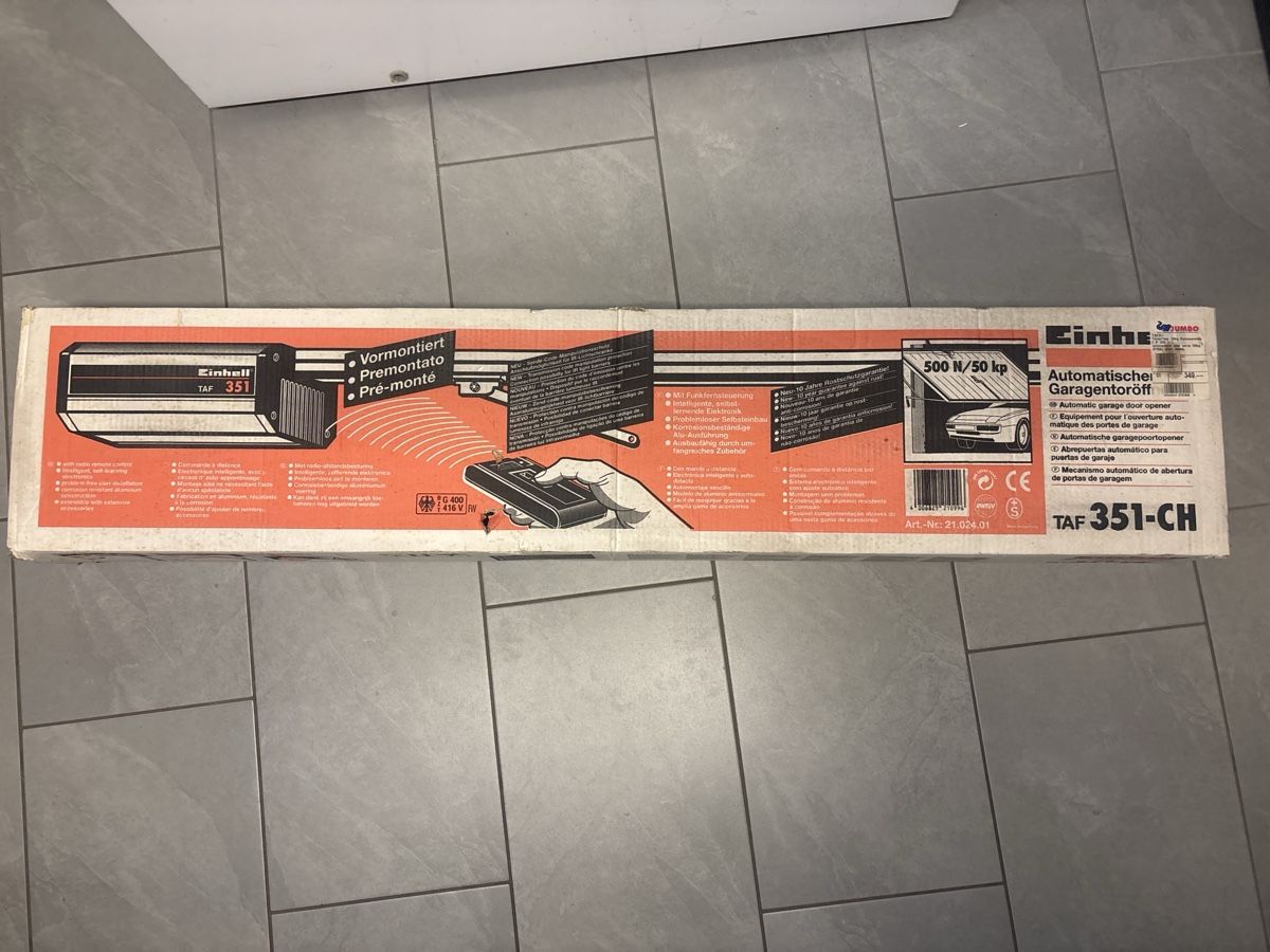Altro Materiale elettrico: Einhell TAF 351-CH Garagentoröffner - Neuwertig! – Nuovo e nell'imballaggio originale da Rüti ZH venduto da pas_b8ql 6