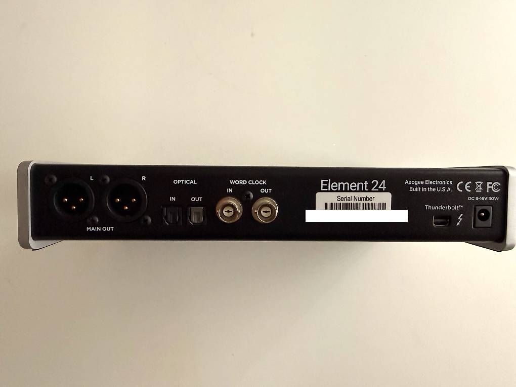 Apogee Equipement studio: Apogee Element 24  Thunderbolt Audio-Interface – D'occasion à Adliswil par Dead.Leaves 1