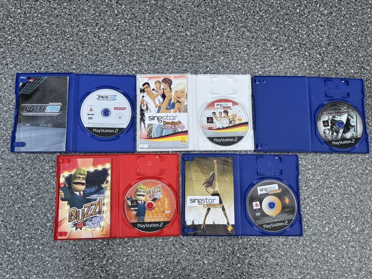 Spiele: 5 Stück PlayStation 2-Spiele – Gebraucht aus Schaffhausen von 1963CD 2