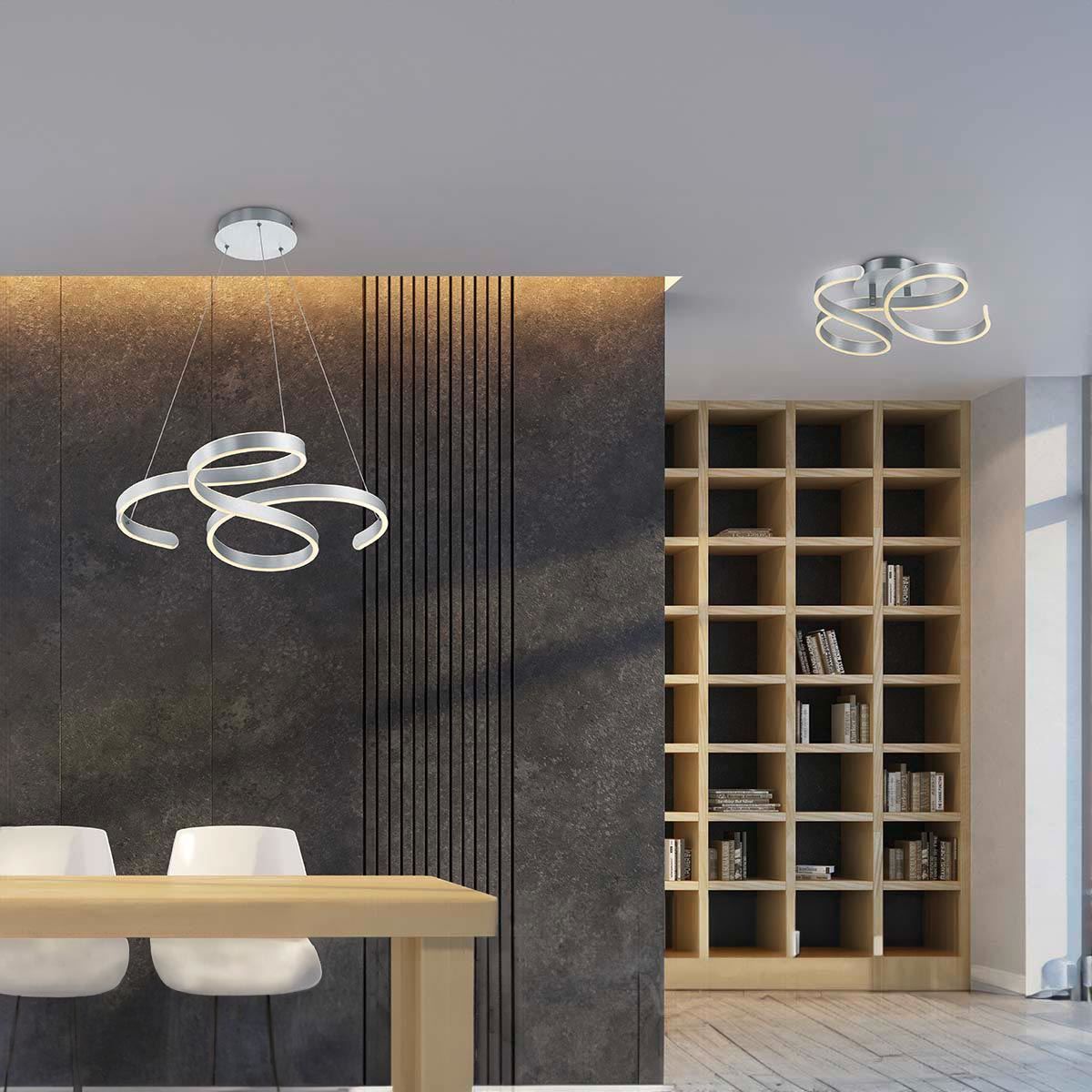 Lampadari & plafoniere: LED Deckenleuchte, Dimmer, 54 cm x 52 cm – Nuovo (secondo la descrizione) da Kreuzlingen venduto da Smart-Light 1