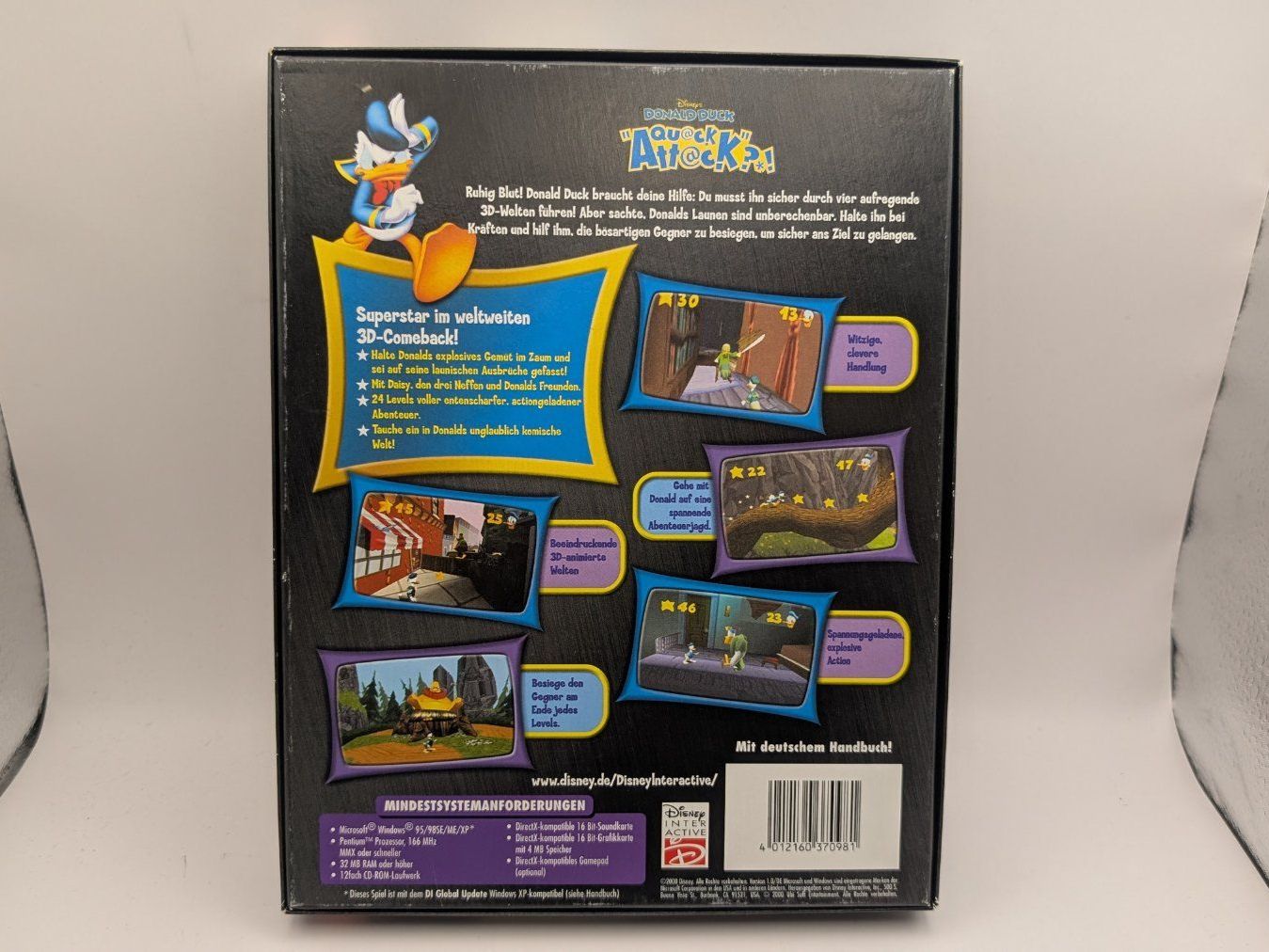 Giochi: Donald Duck Quack Attack (2000) - Ubisoft - BigBox PC – Usato da Bad Ragaz venduto da MR_BR 1