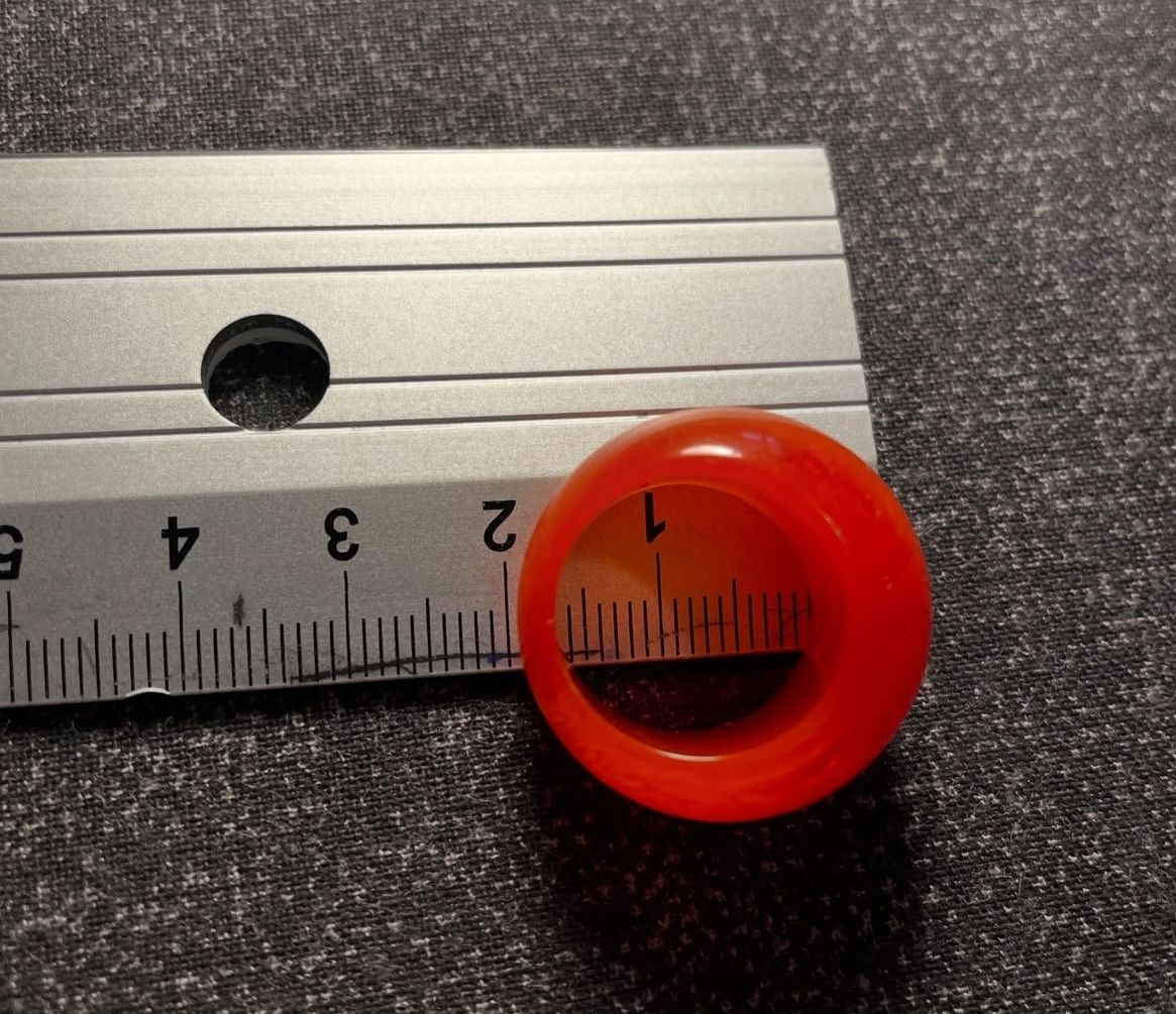 Anelli: 1940sVintage true Bakelite orange ring tested with symichrom – Nuovo (secondo la descrizione) da Zürich venduto da MISSYS-WONDERBAG 1