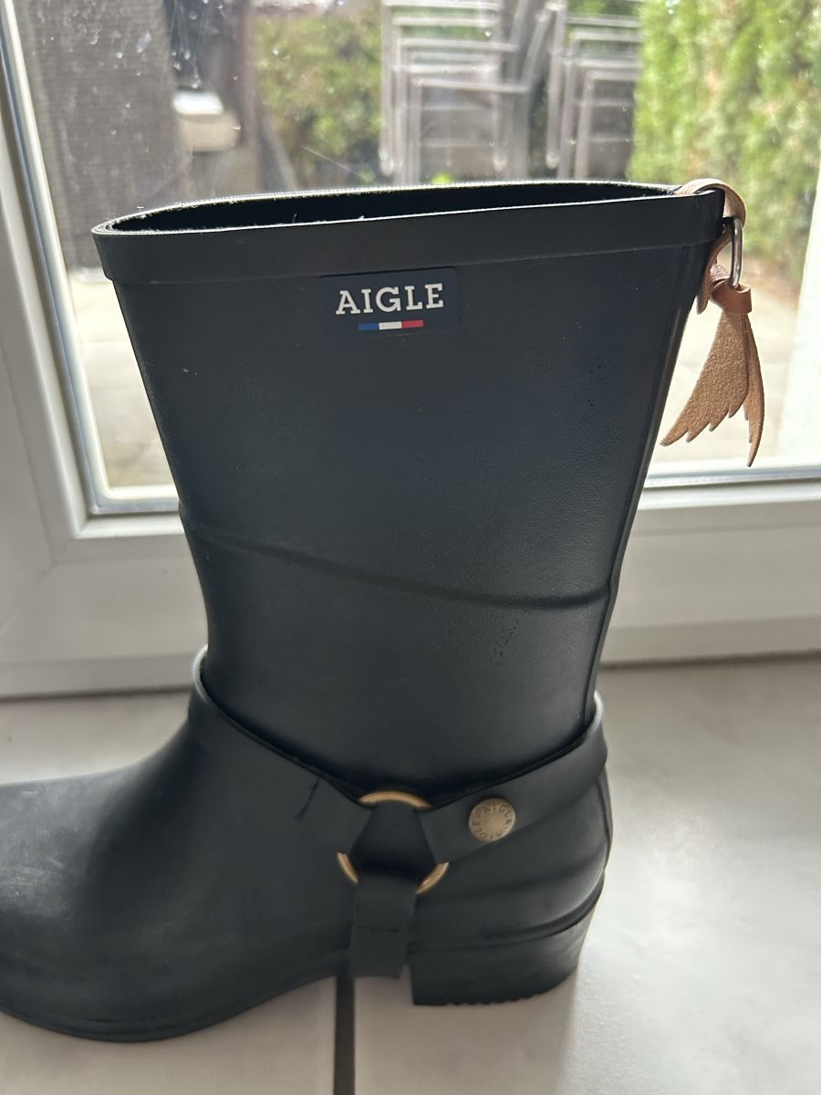 Scarpe da donna: Regenstiefel Aigle / Bottes de pluie Aigle – Usato da Malleray venduto da Keimy32 2
