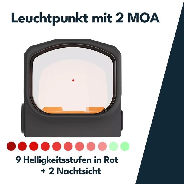 Schweizer Armee Stichwaffen: RedDot Vector Optics Frenzy FLEX 1x24x29 GenII 6MOA Multi – Neu und originalverpackt aus Emmen von Pat-LU 1