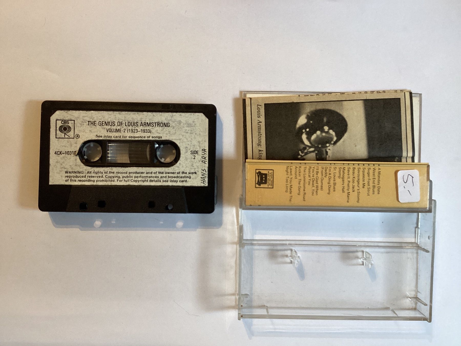 Musicassette: Louis Armstrong MC - Genius Volume 2 – Usato da Gutenswil venduto da Hamzian 1