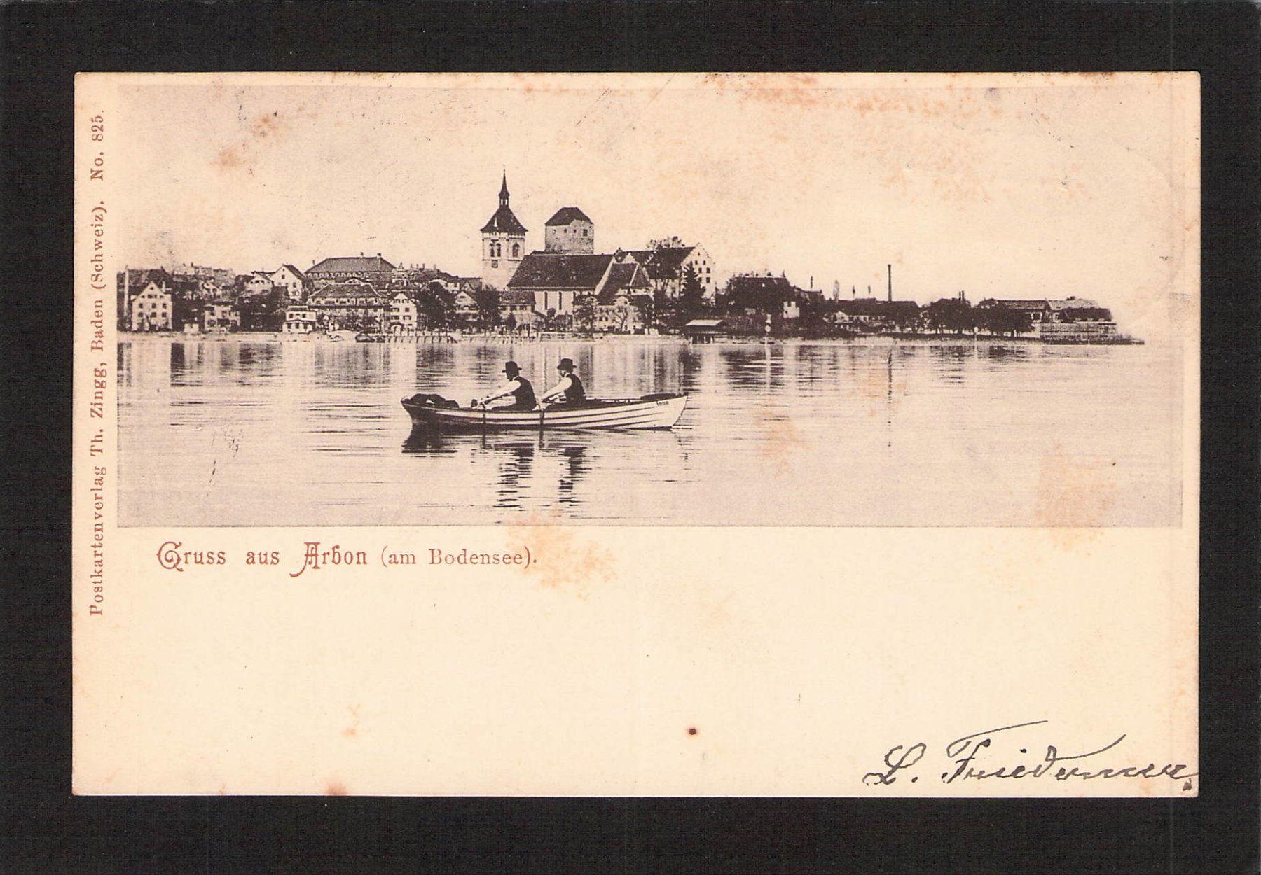 Tutti i francobolli: Stabstempel Arbon auf AK Arbon , 2.8.1901 – Usato da Reichenburg venduto da ibiza18 1