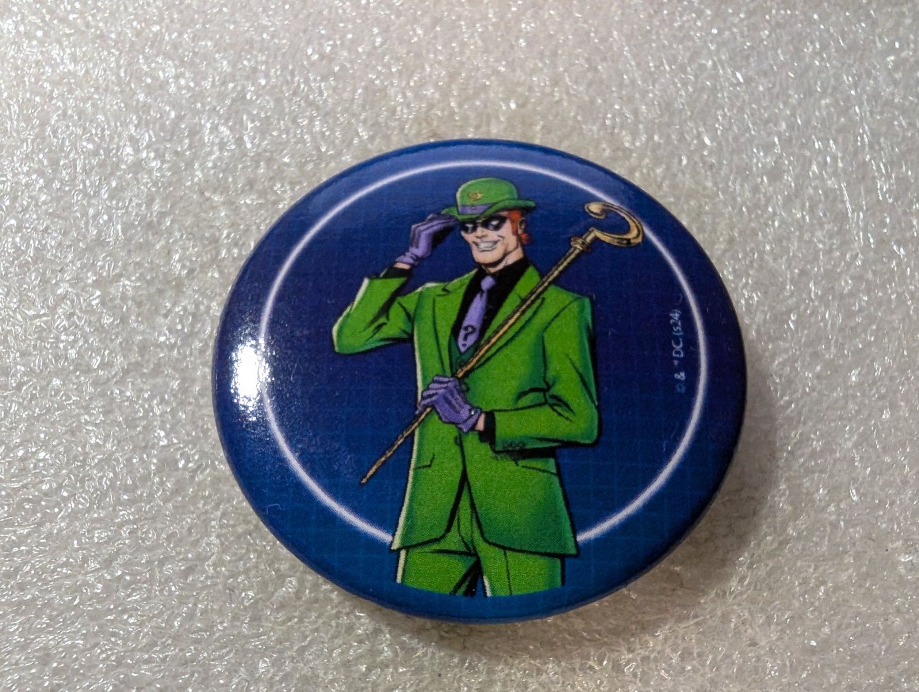 Plaketten & Abzeichen: Ansteckpin 200: DC Riddler – Gebraucht aus Oppligen von Pin-Fall-Shop