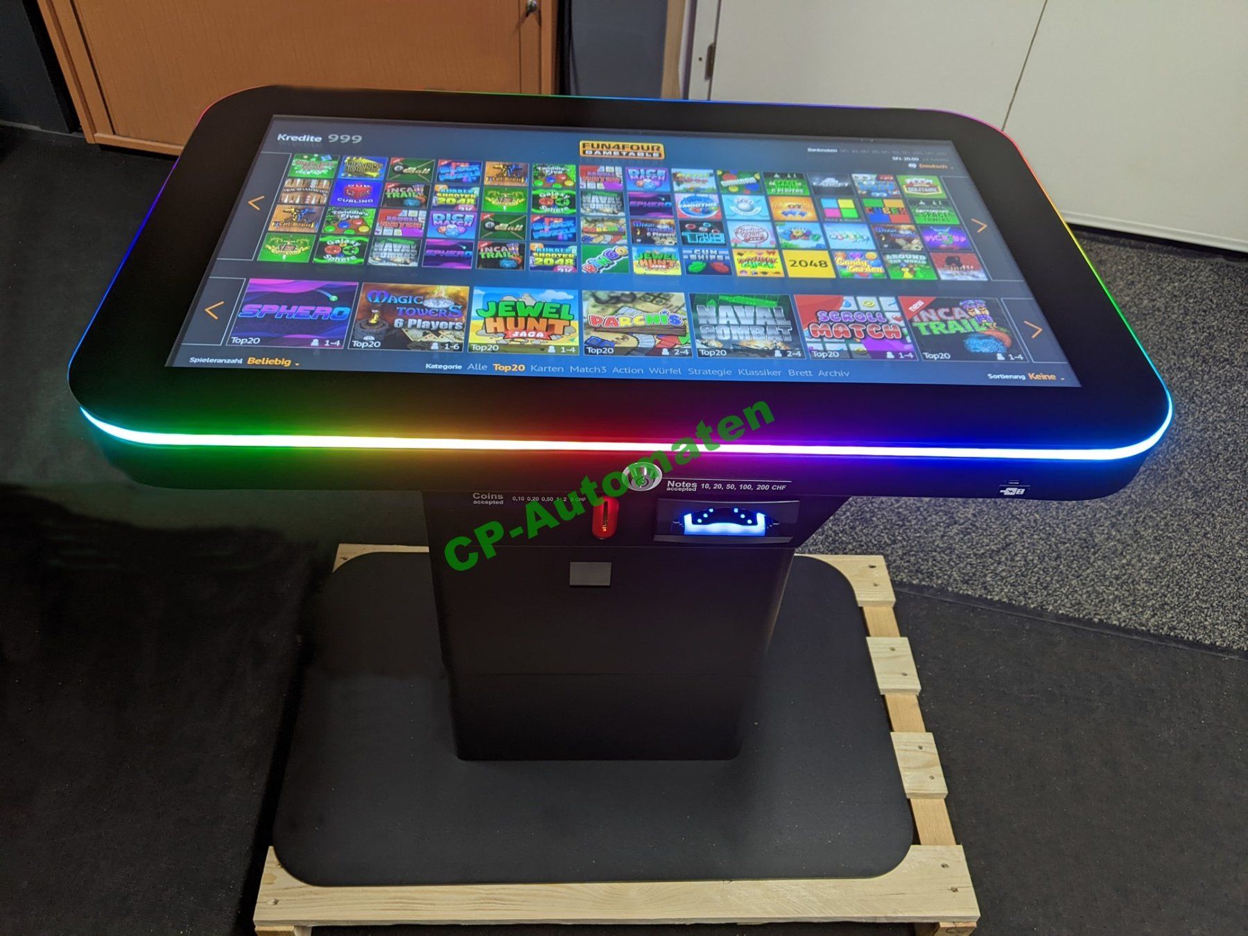 Slot Machine: TAB Fun4Four Mini - Multitouch - Schweizer Ausführung - Neu. – Nuovo e nell'imballaggio originale da Muhen venduto da Minihummer