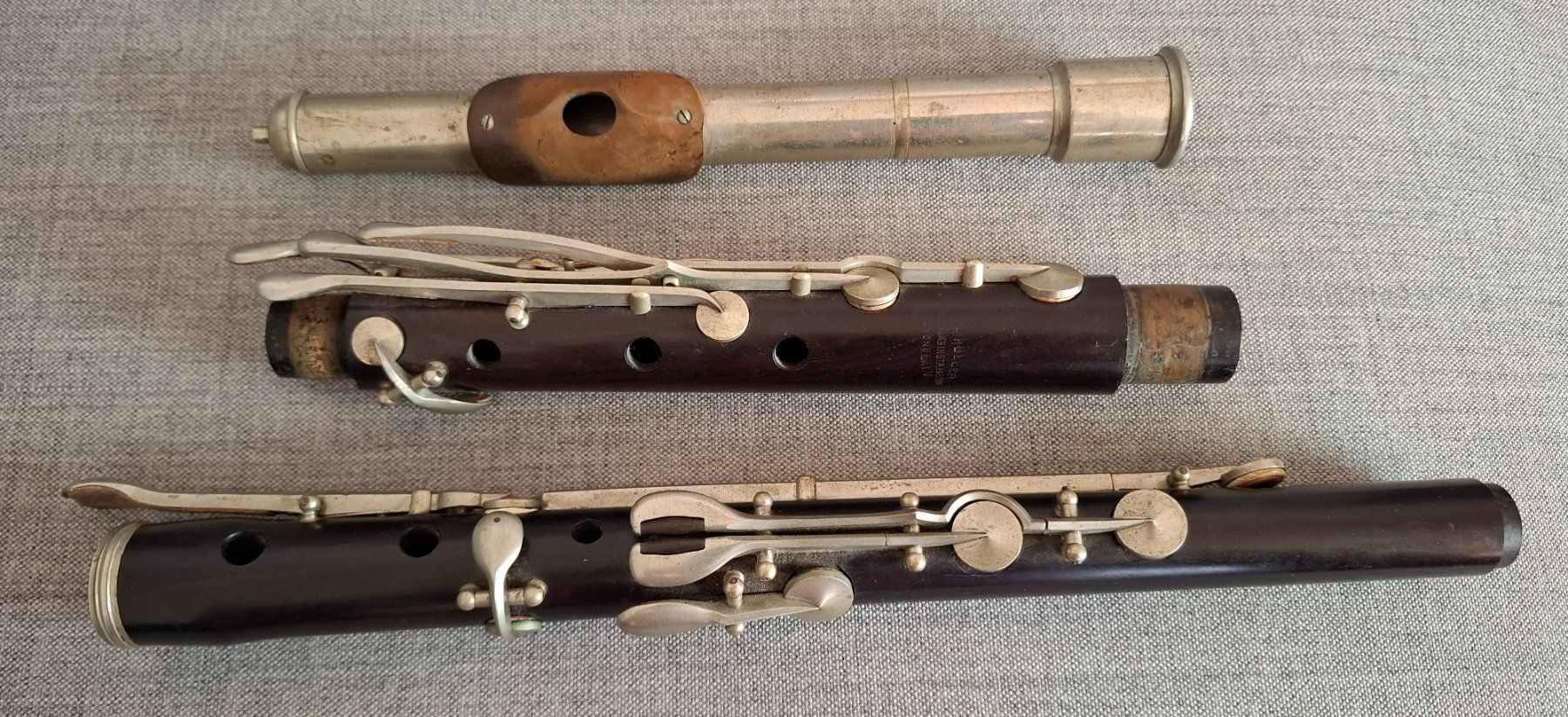 Strumenti musicali: G.H.Hüller Schwedler Holz C- Traversflöte – Usato da La Sarraz venduto da classicworldcoins