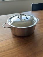 Spring Edelstahl Topf mit Deckel, 20 cm, (Keine Induktion)