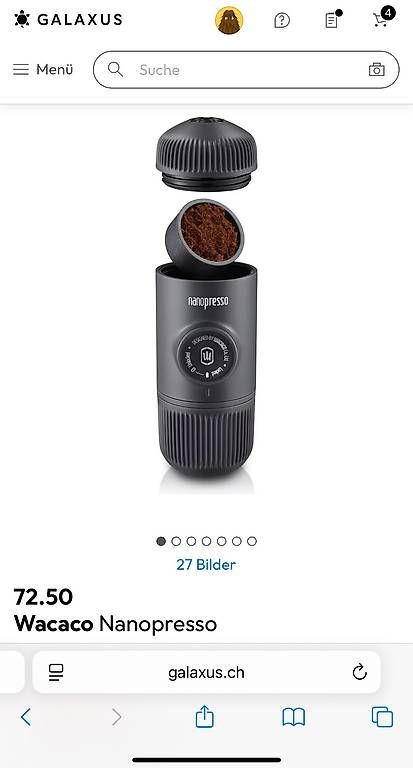 Macchine per caffè & Macchine per espresso: Wacaco Nanopresso – Usato da Zürich venduto da YanaZam 4
