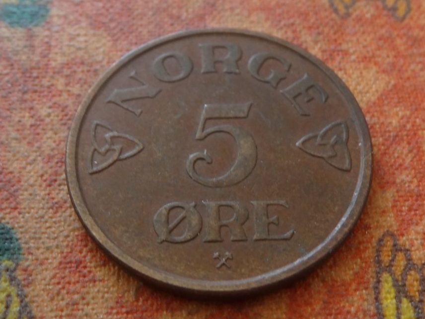 Alle Münzen: NORVEGE  5  ORE  1954 – Gebraucht aus Romanel-sur-Lausanne von Swift13 1