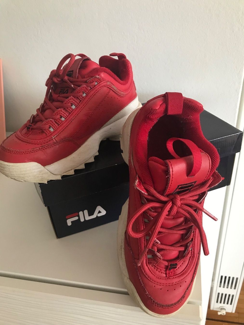 Fila Scarpe per ragazze: FILA Distruptor Leder Sneaker, Gr.35 1/2 – Usato da Vezia venduto da luce2011 1