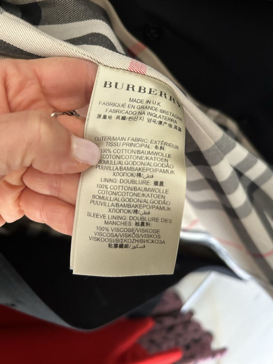 Burberry Mäntel: Trench Burberry noir – Gebraucht aus Lully VD von Garance040 5