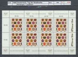 1990 Österreich, "Tag der Briefmarke" - Kleinbogen **