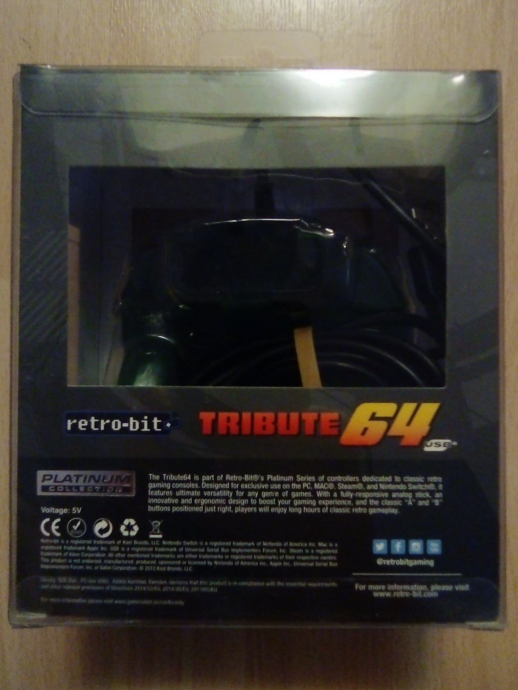 Controller: Retrobit Tribute 64 PC Controller USB-A (NEU) – Nuovo e nell'imballaggio originale da Winterthur venduto da Colonica 3