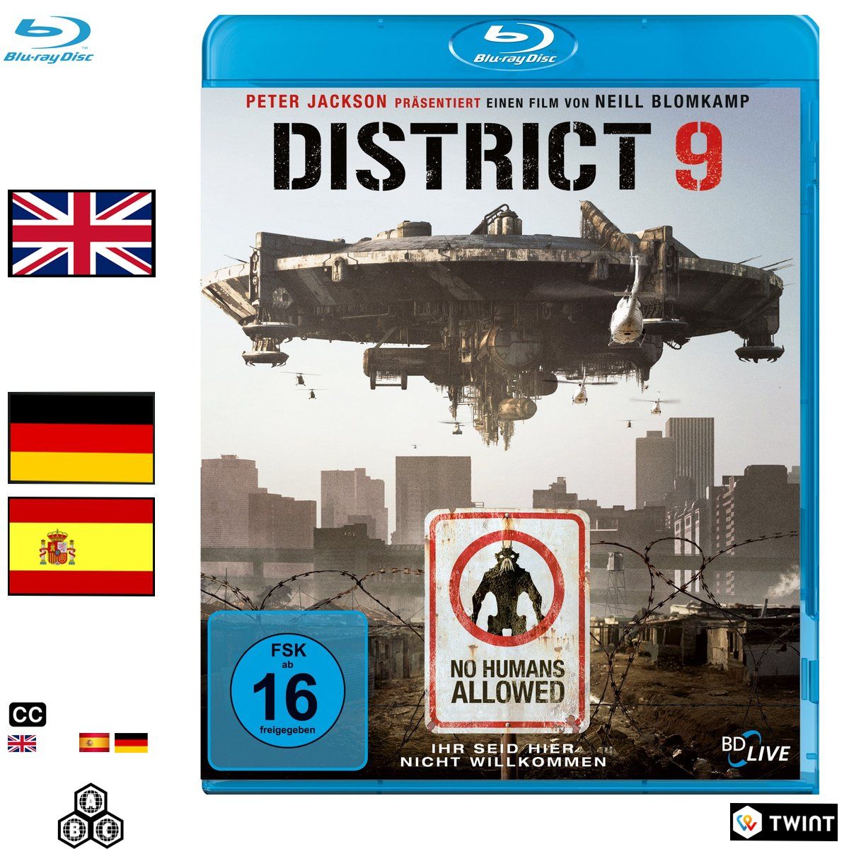Tutti i DVDs: District 9 (2009) - Blu-ray – Usato da Semsales venduto da __Florian__