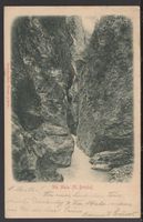 Via Mala ( II Brücke ) 1903  ( Prägekarte )