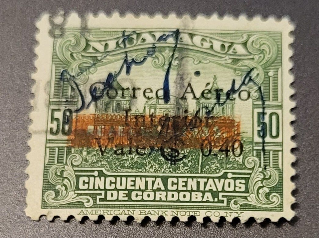 Alle Briefmarken: Nicaragua 1936 briefmarke – Gebraucht aus St Gallen von Stampsalshobby