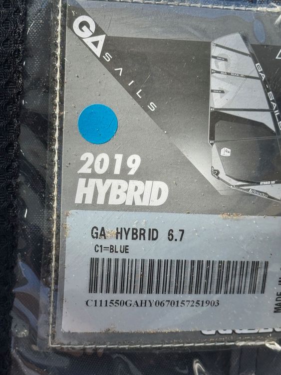 Surfen: GA Sails Hybrid 6.7 Windsurfsegel, Top Zustand, 2019 – Gebraucht aus Bertschikon Gossau von CyberUrs 1