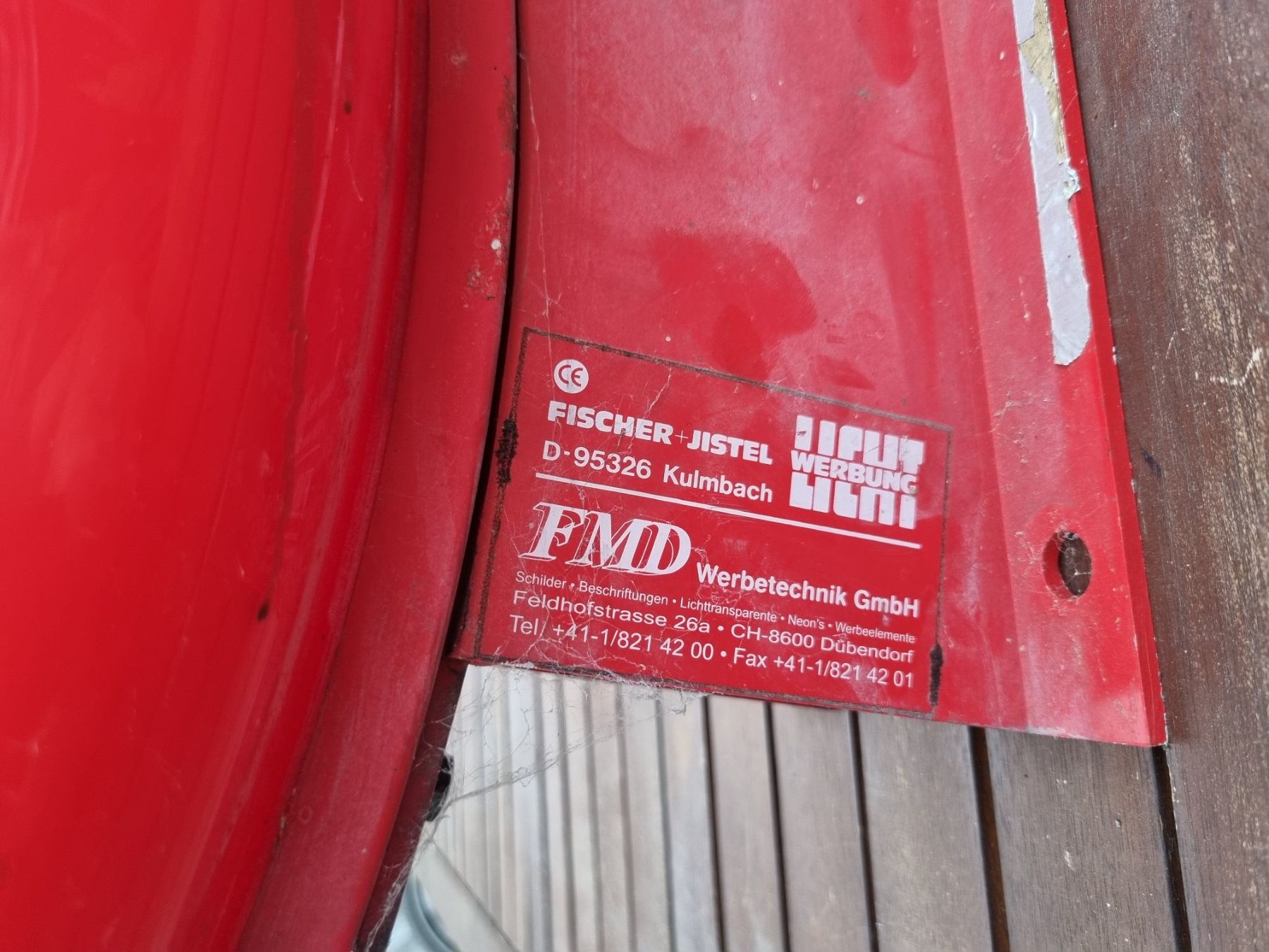 Métiers à tisser: Coca-Cola Werbetafel – D'occasion à Deitingen par RRD2010 2