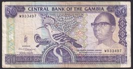 Gambia 50 Dalasis 1989