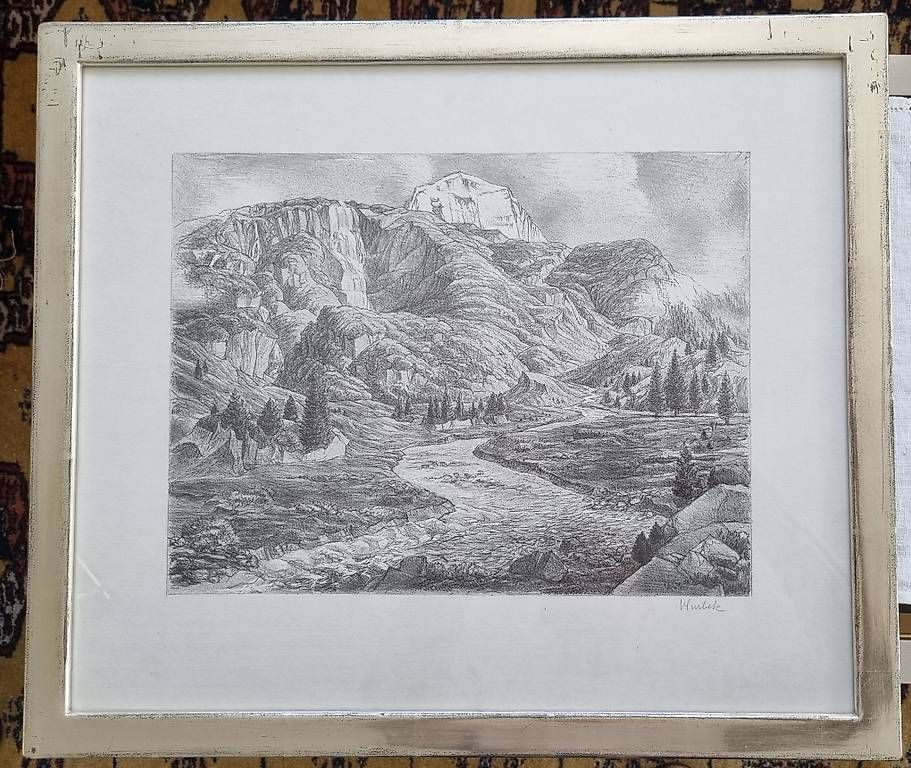 Grafica & Litografie: Viktor Surbek, Schmadribach, Lithografie – Nuovo (secondo la descrizione) da Zürich venduto da Reimann3