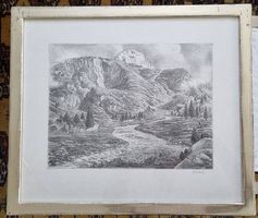 Viktor Surbek, Schmadribach, Lithografie