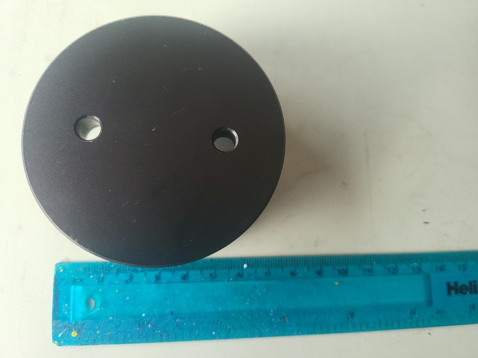Supporti a parete: Aluminium Round Flange Plate Mount Bracket – Usato da Geneve venduto da T36 2