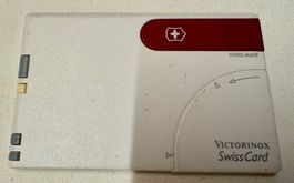 VICTORINOX SWISSCARD WEISS, WERBUNG, GUTER GEBRAUCHT ZUSTAND
