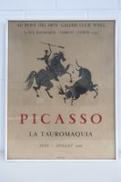 Original Kunstplakat Picasso La Tauromaquia