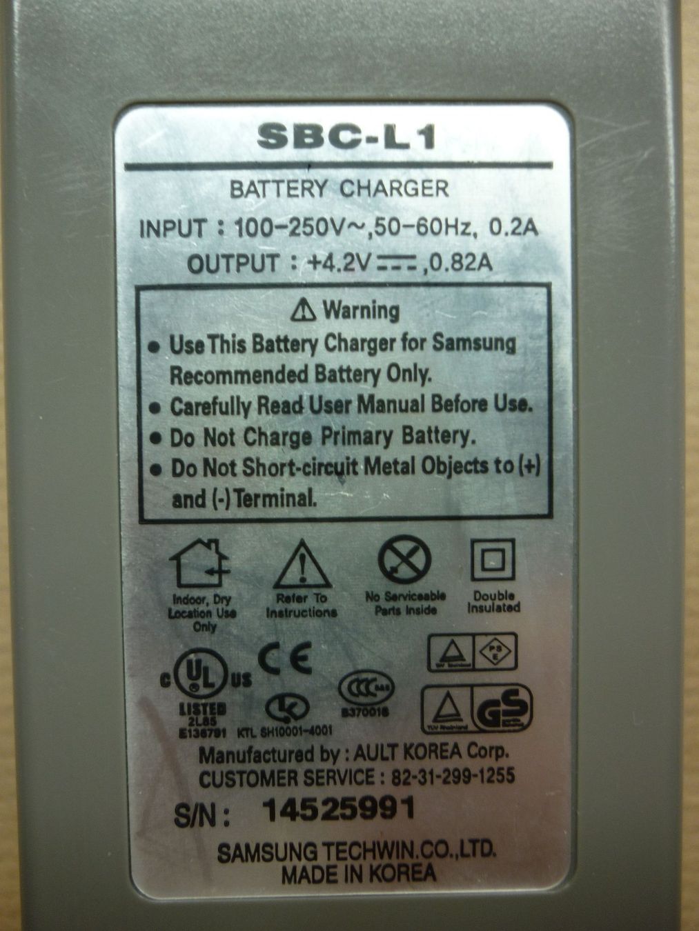 Samsung Altri Accessori: Ladekabel / Samsung / SBC-L1 – Usato da Aarwangen venduto da SEC500 3
