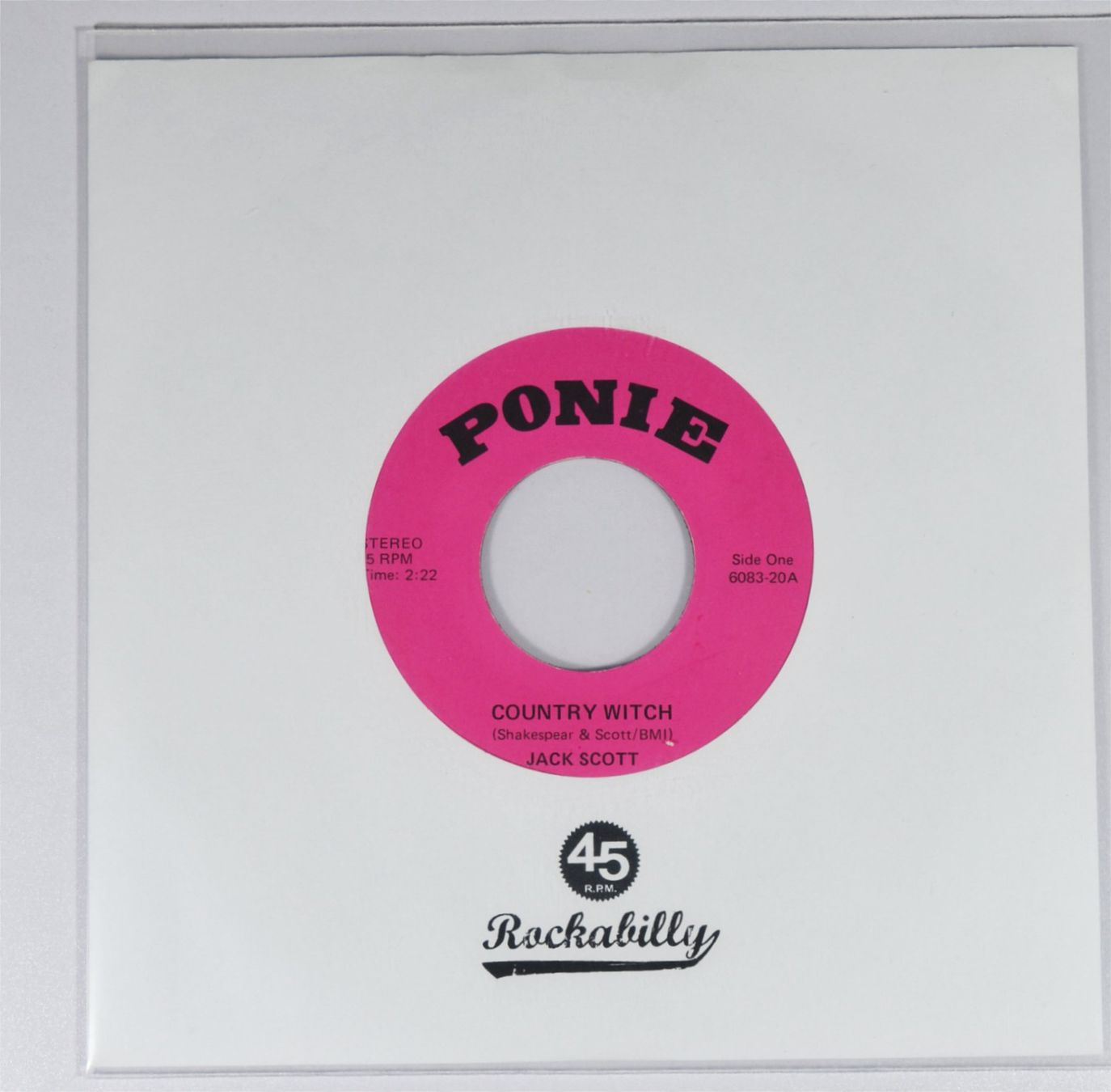 Dischi in vinile: Single: JACK SCOTT - Country Witch (Rockabilly) – Usato da Frenkendorf venduto da Yard-Sale-2000