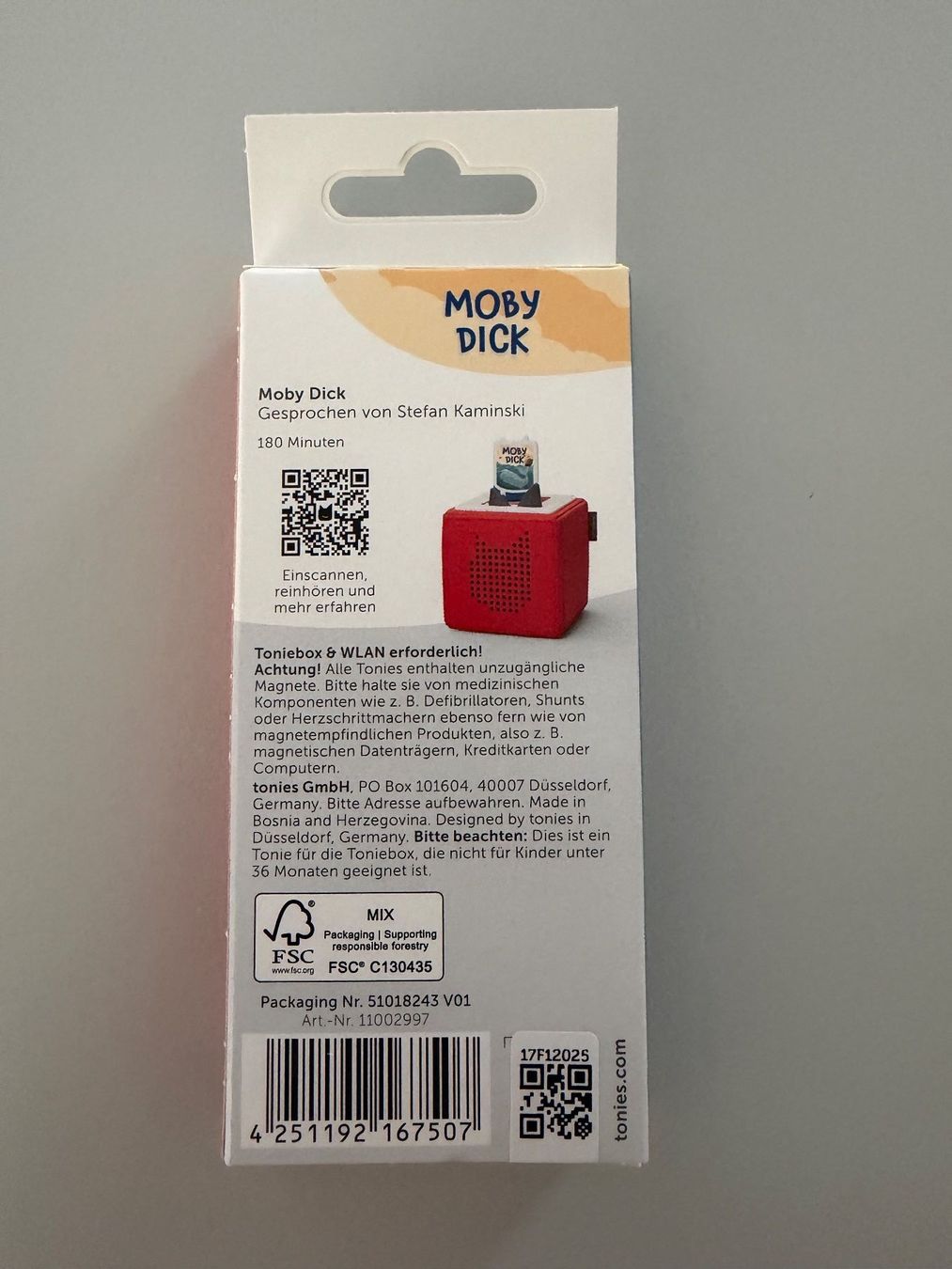 Audiolibri: Pocket Tonie - Moby Dick - OVP – Nuovo e nell'imballaggio originale da Busswil BE venduto da saskia_ 1