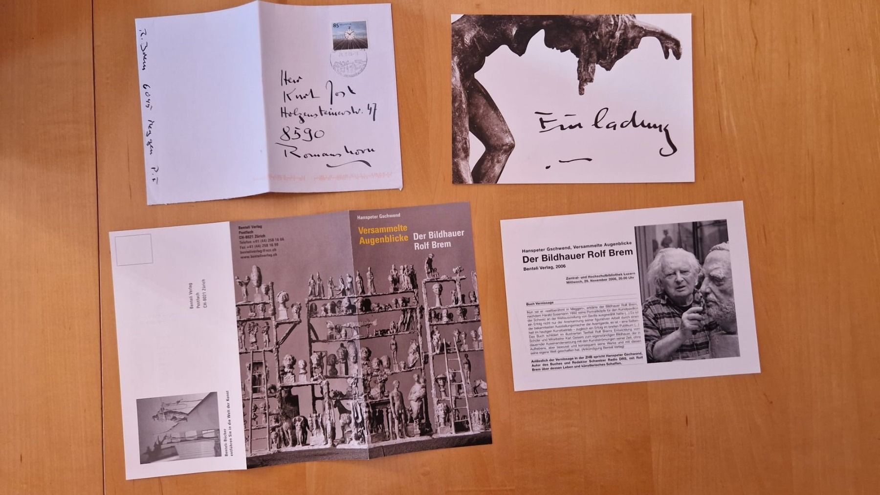 Autografi: Rolf Brem, Original Autogramm auf Karte – Usato da Salmsach venduto da Schusoa 4