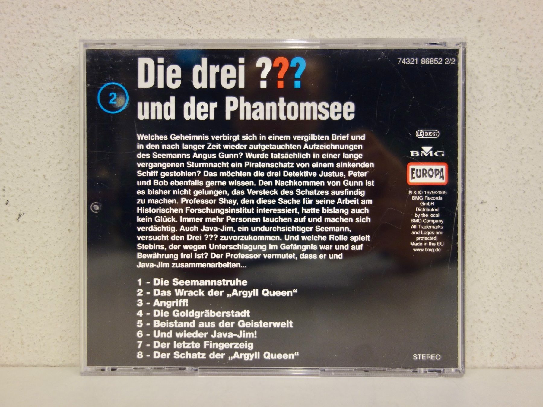 CD: CD DIE DREI ??? FRAGEZEICHEN UND DER PHANTOMSEE – Usato da Kerzers venduto da wisaundso 1