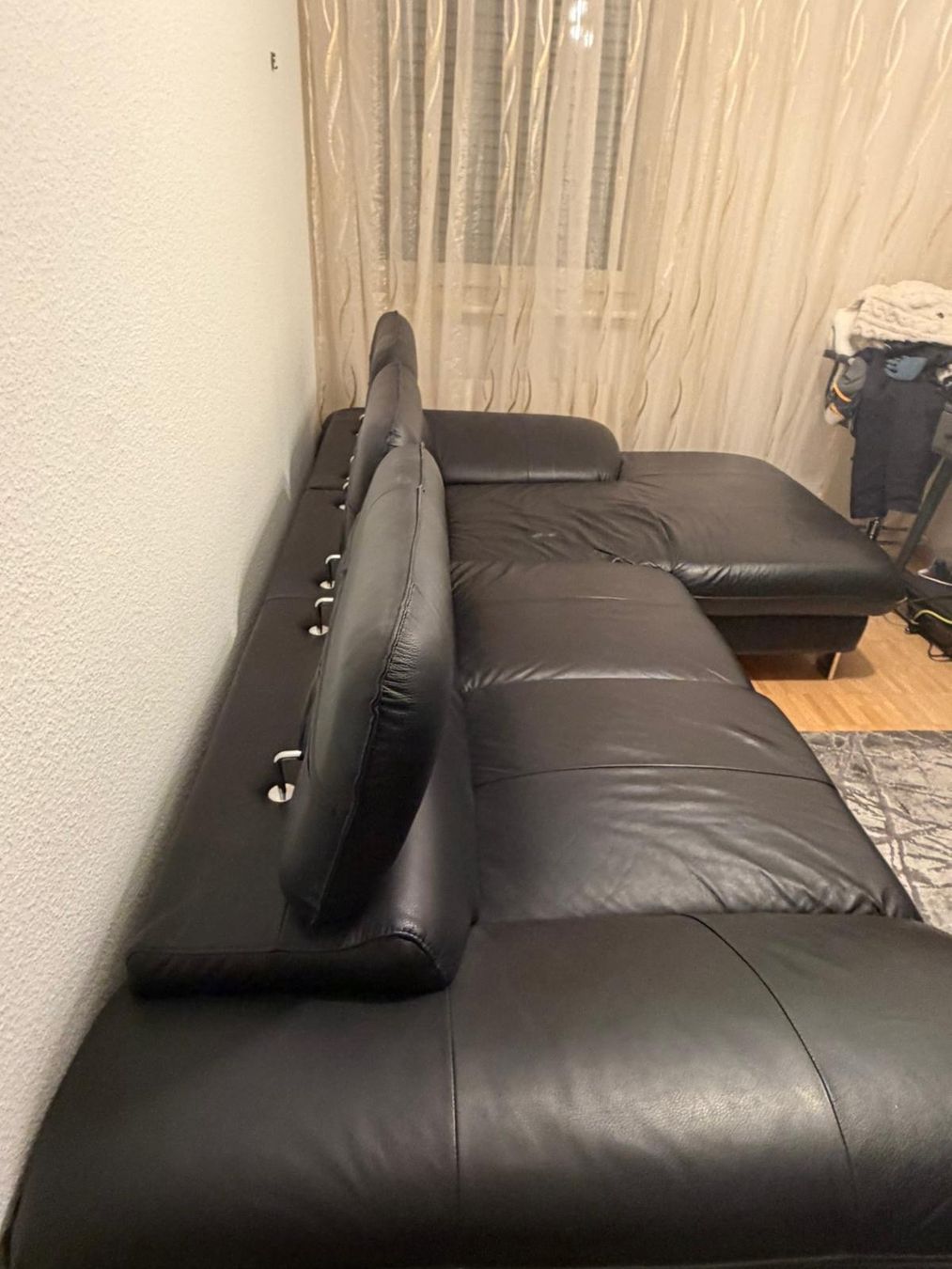 Divani: Modernes Ecksofa mit Schlaffunktion & Bettkasten Schwarz – Usato da Liestal venduto da Ultimace 3