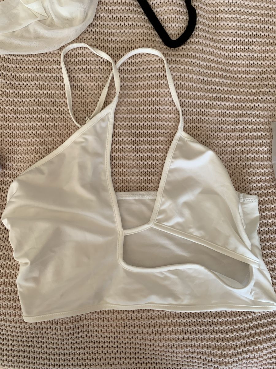 Shein Top: Top blanc stylé – Nuovo e nell'imballaggio originale da Montreux venduto da Izapeche811 4