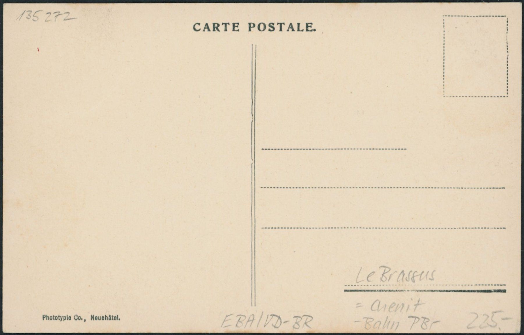 Cartoline postali: VD Le Brassus - Bahnhof - Bahn PBr – Nuovo (secondo la descrizione) da Schindellegi venduto da Jonathan77 1