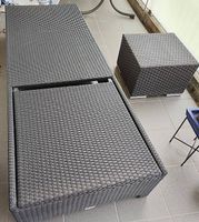 Rattan Terrassen-Liege Spezialbreite