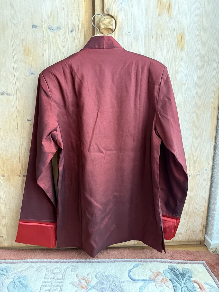Giacche: Dragon Brocade Jacket Burgundy Size L – Usato da Zürich venduto da Eb_ 2