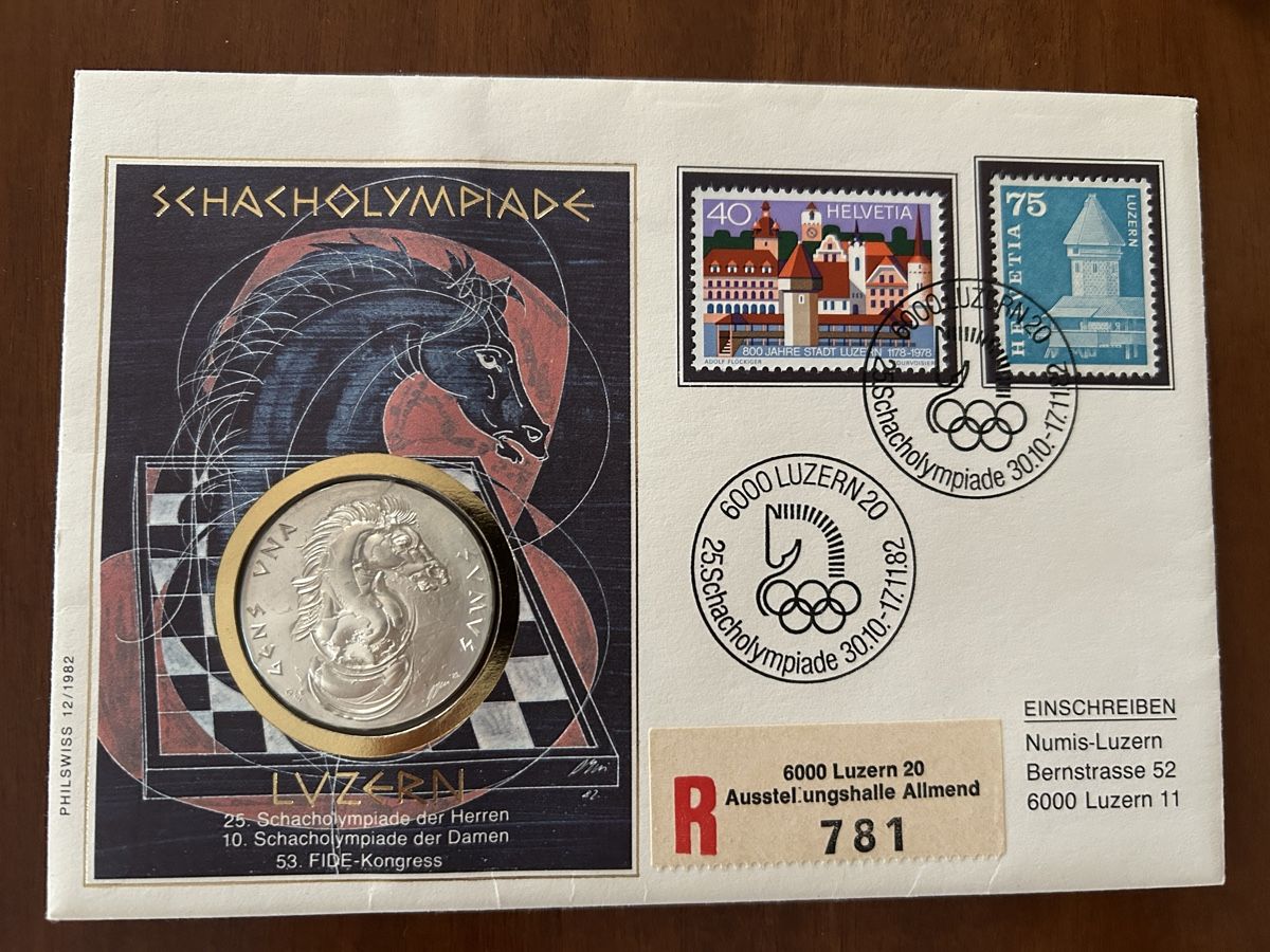 Medaillen: HANS ERNI 1982 : Mat – Neu und originalverpackt aus Genève von Mar7319