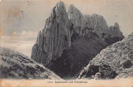 Saxerlücke und Kreuzberge, Ruhesitz Brülisau, gelaufen 1918