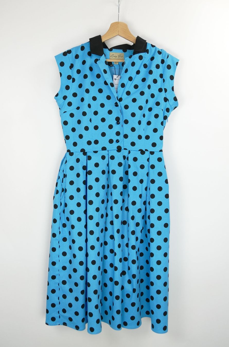 Vestiti: Blaues Kleid, Gr. 36, Lindy Bop – Usato da Dietikon venduto da MERXITUS