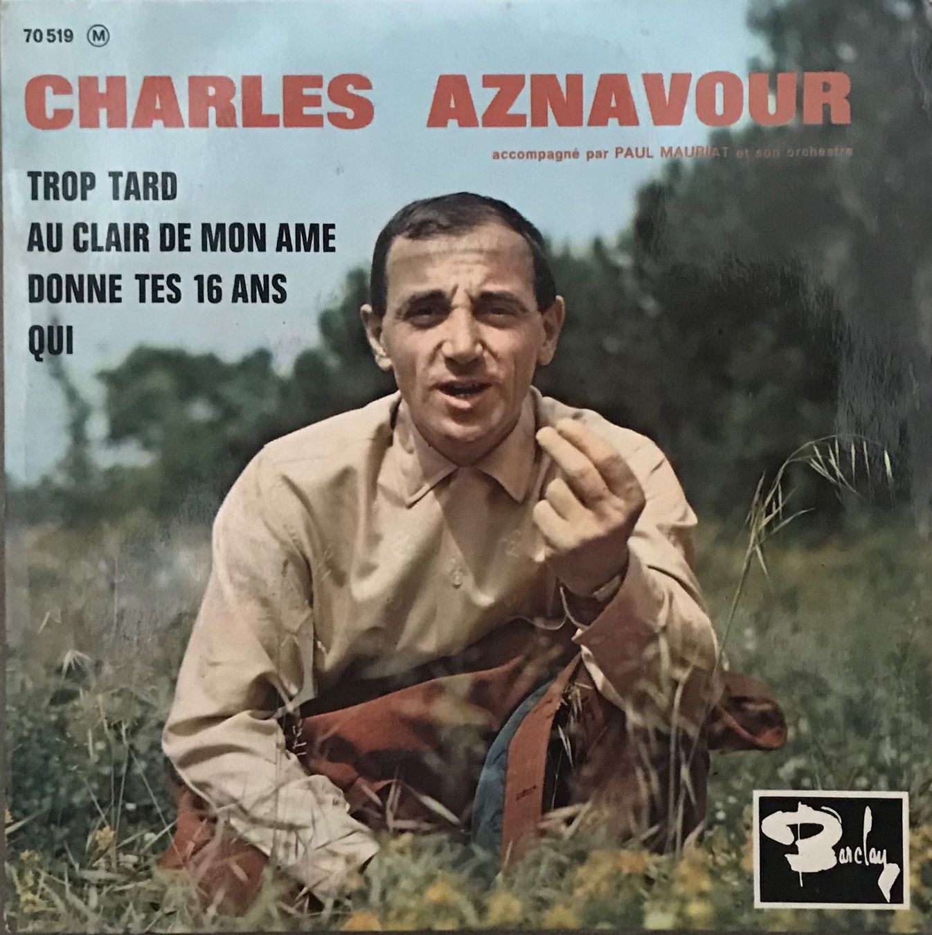 Schallplatten: CHARLES AZNAVOUR - TROP TARD – Gebraucht aus Bussigny von vinyl-pas-cher