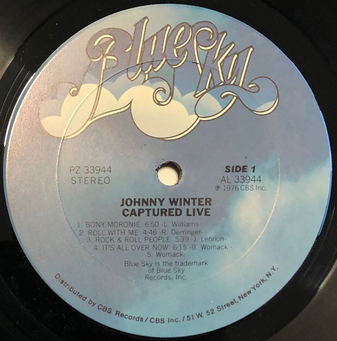 Dischi in vinile: JOHNNY WINTER - CAPTURED LIVE! – Usato da Poliez-Pittet venduto da Newtown-Records 2