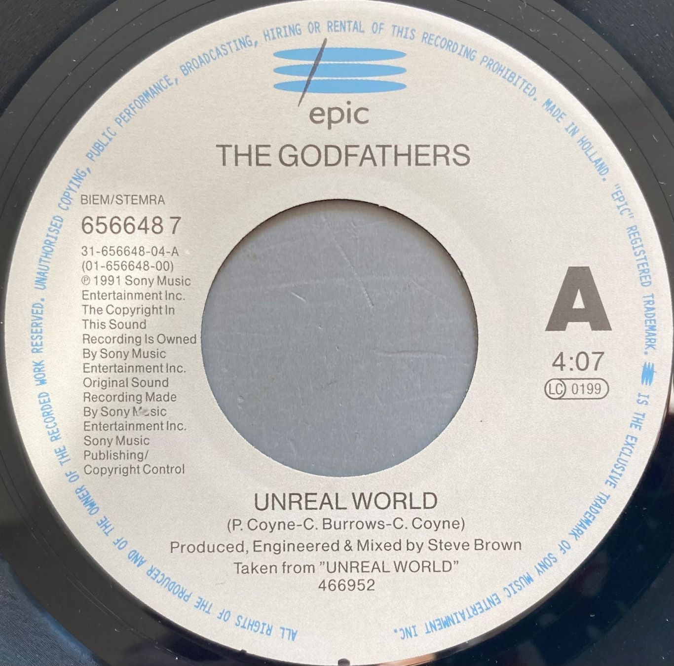 Dischi in vinile: THE GODFATHERS - UNREAL WORLD – Usato da Poliez-Pittet venduto da Newtown-Records 2